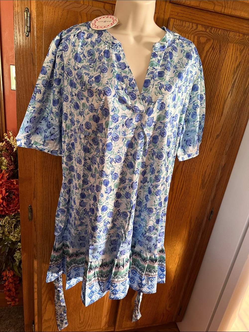 Lightweight Blue Floral dress